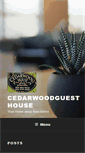 Mobile Screenshot of cedarwoodhousebandb.com